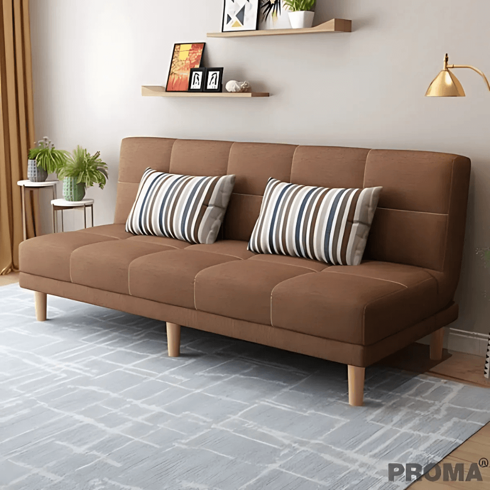 [Pre-order] โซฟาเบด PROMA-SF59-01 150 ซม. สีน้ำตาล_9